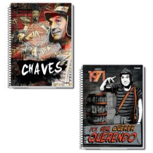 Caderno Universitário Capa Dura 80F Chaves Credeal