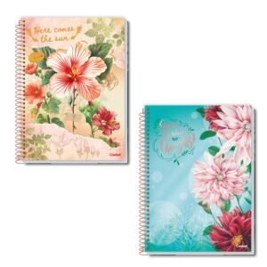 Caderno Universitário Capa Dura 80F Botanical Credeal