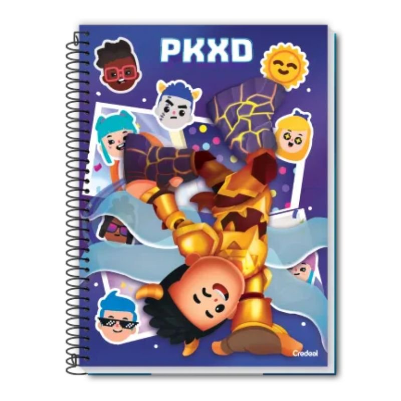 Caderno Universitário Capa Dura 10m 160F Pkxd Credeal