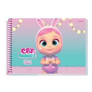 Caderno Desenho Capa Dura 80F Cry Babies Credeal