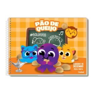 Caderno Desenho Capa Dura 80F Bolofofos Credeal