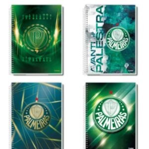 Caderno Universitário Capa Dura 20m 320F Palmeiras Credeal
