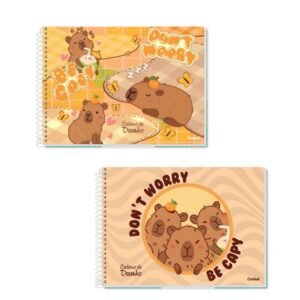 Caderno Desenho Capa Dura 80F Be Capy Credeal