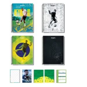 Caderno Universitário Capa Dura 20m 320F Neymar 286968 Credeal