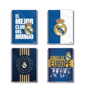 Caderno Universitário Capa Dura 10m 160F Real Madrid 287057 Credeal