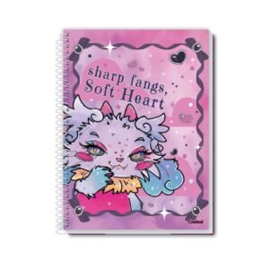 Caderno Universitário Capa Dura 10m 160F Lala Monster 287255 Credeal