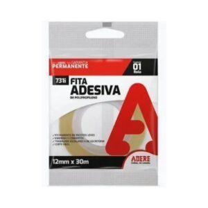 Fita Adesiva Transparente 12mm x 30m Adere
