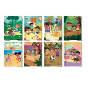 Caderno Brochura 1/4 Flex 96F Turma Lala Credeal