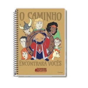 Caderno Universitário Capa Dura 80F Caverna do Dragao Credeal