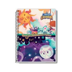 Caderno Universitário Capa Dura 80F Caverna Encantada Credeal
