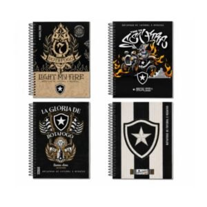 Caderno Universitário Capa Dura 20m 320F Botafogo Credeal