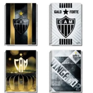 Caderno Universitário Capa Dura 20m 320F Atleticomg Credeal