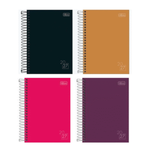 Agenda Espiral Spice Cores M3 393711 Tilibra