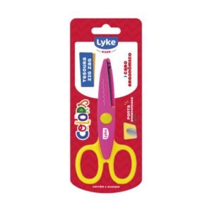 Tesoura Escolar 14cm Zigzag Rs/am 102196 Lyke
