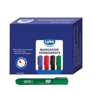Marcador Permanente Verde 101384 Lyke