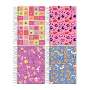 Agenda Jovem Escolar Pop Collection Rosa 5278200 Foroni