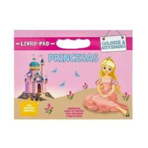 Livro Pad Colorir Atividades Princesas Konig