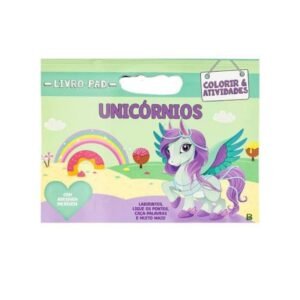 Livro Pad Colorir Atividades Unicornios Konig
