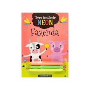 Livro de Colorir Neon Fazenda Konig