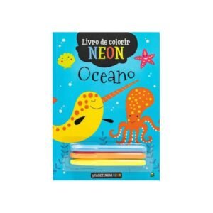 Livro de Colorir Neon Oceano Konig