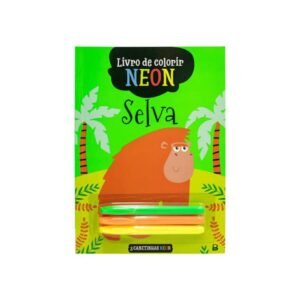 Livro de Colorir Neon Selva Konig