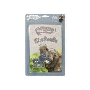 Mundo dos Minianimais Leia e Brinque Elefante 1193376 Konig