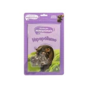 Mundo dos Minianimais Leia e Brinque Hipopotamo 1193384 Konig