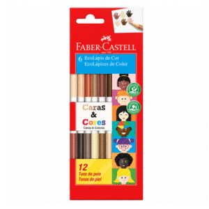 Lapis de Cor Caras e Cores Faber Cast