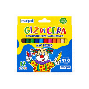 Giz de Cera 12CORES 47g CS12 Maripel