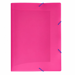 Pasta Aba Elastico A4 Full Color Pink Dello 0442Q