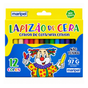 Giz de Cera 12CORES 97g GZ12 Maripel