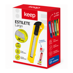 Estilete Largo 18mm Keep EI171