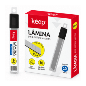 Lamina Estilete Estreita 9mm Keep EI168